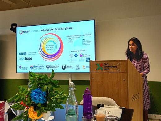 Professor Sheena Ramsay introducing Fuse